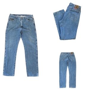 Wrangler Regular Fit Denim Jeans Size Men’s 38 x 34 Pre-Owned